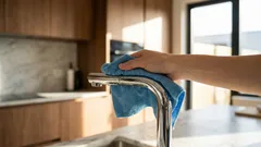 Vergessen Sie Schaber und Reinigungsmittel: ein glänzender Wasserhahn in 10 Minuten